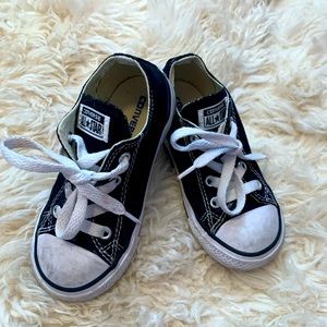 Converse classic black&white toddler low top